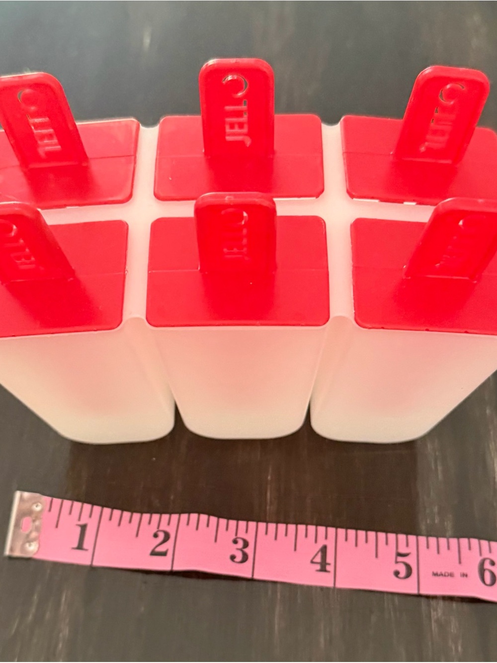 Jell-O Red & White Popsicle Mold Set - 6-Pack